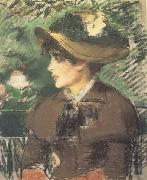 Edouard Manet Sur le banc (mk40) oil painting on canvas